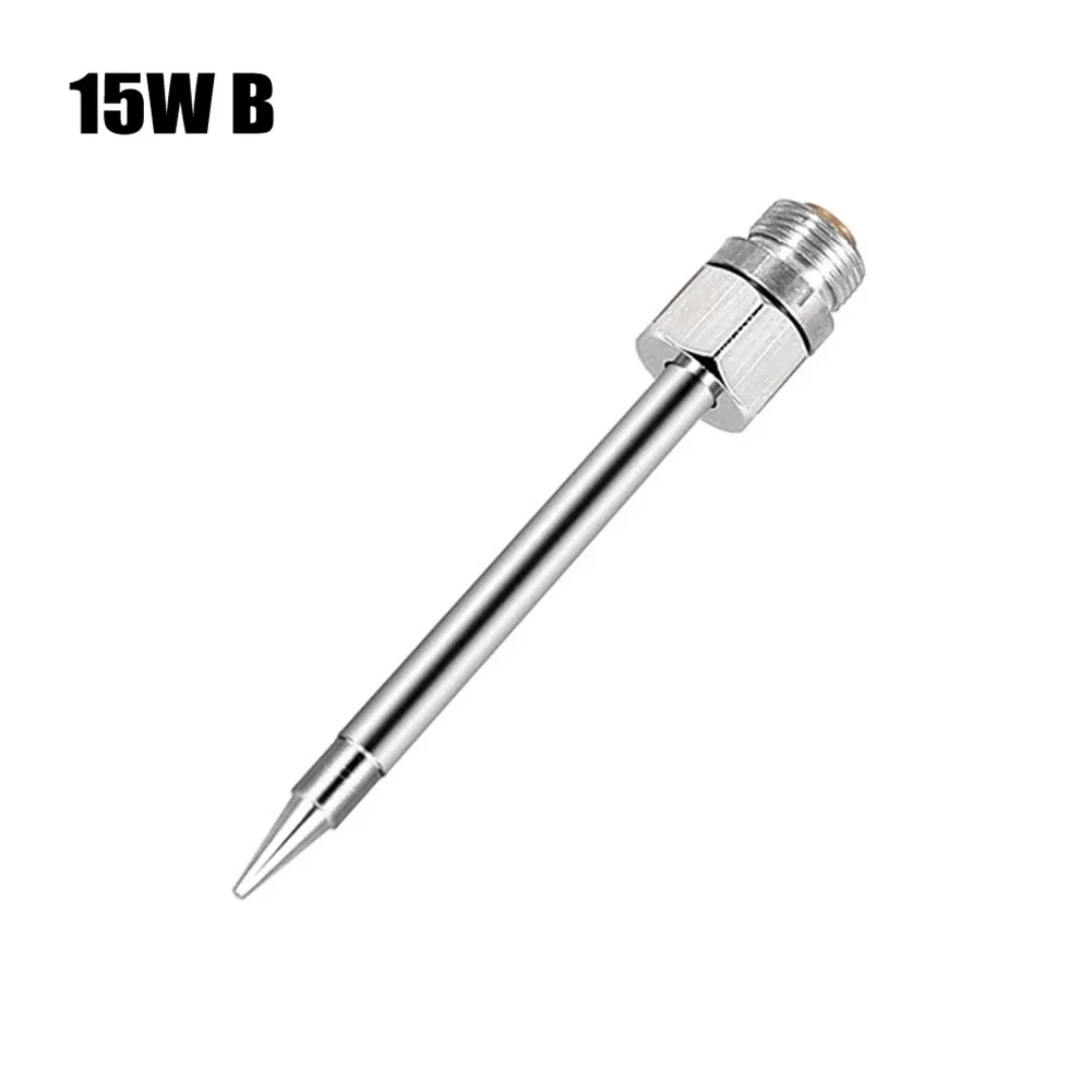 

Welding Tips Soldering Iron Tip 15W Tool 510 Interface 51mm Accessories For USB Welding Rework Tool Silver Brand New