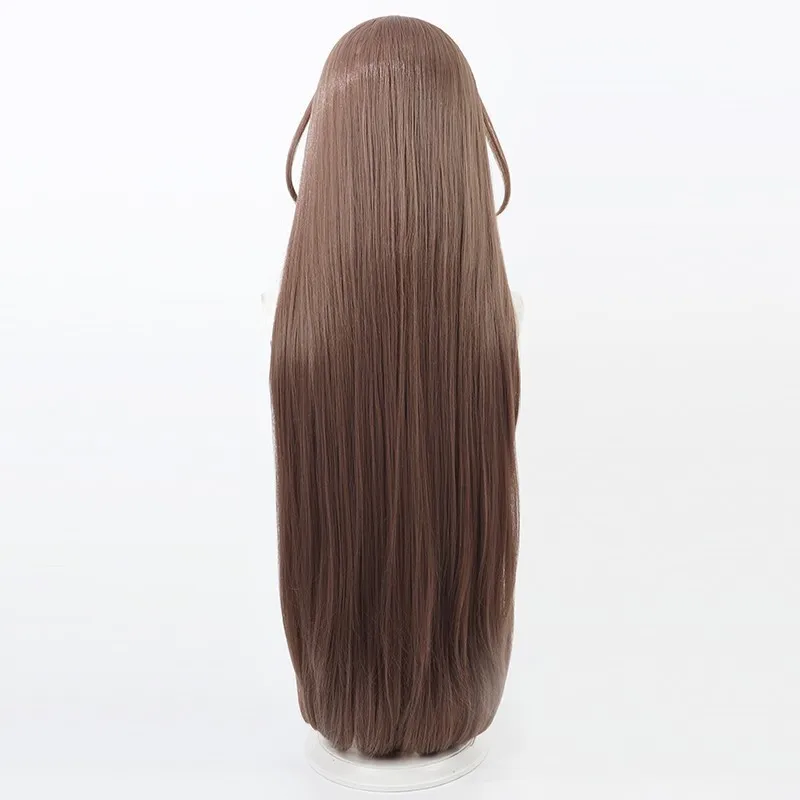 Nikke: Göttin des Sieges Noir Bunny Girl Cosplay Perücke, realistische Kopfhaut langes Haar