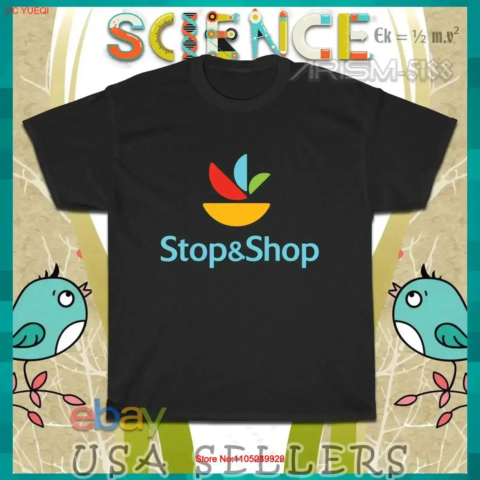 Stop Shop-Camiseta con Logo de tienda de comestibles para hombre, ropa de calle lavada vintage americana, ropa de diseñador cómoda y estirada