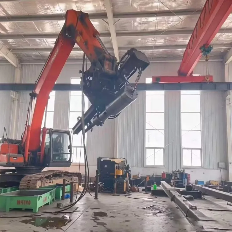36T-48T Hydraulic Drill Splitter Attachment Integrated Rock Drill and Splitter for Excavator Non-Blasting Rock Breaking Use