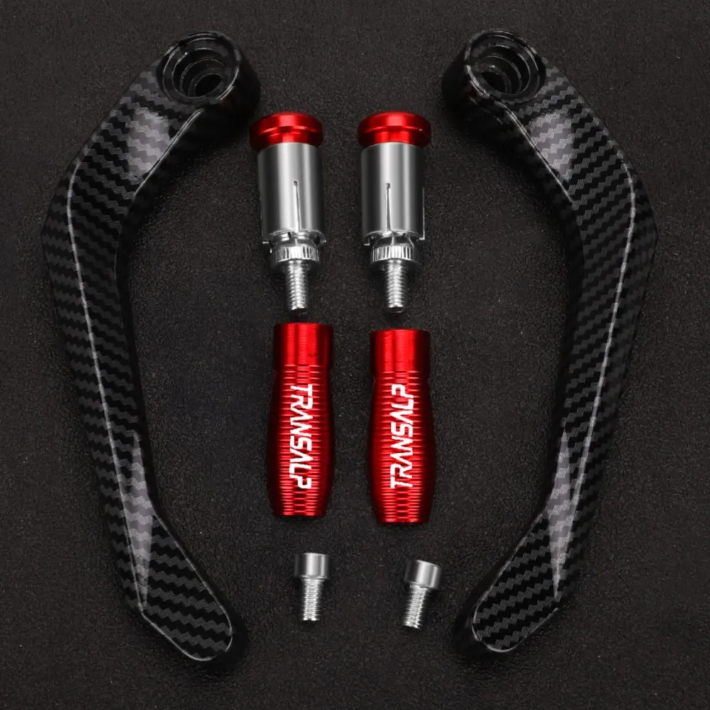 For HONDA XL750 TRANSALP 600 650 700 XLV 600 650 700 750 TRANSALP Handlebar Grips Brake Clutch Levers Guard Protector Handguard