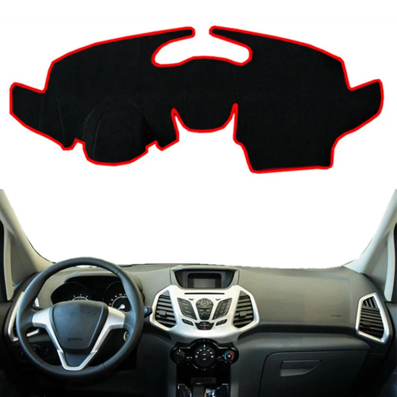 

Dashboard Cover Protect Mat Pad For Ford EcoSport 2013 2014 2015 2016 2017 Anti-UV Dashmat Sunshield Carpet Rug Auto Accessories