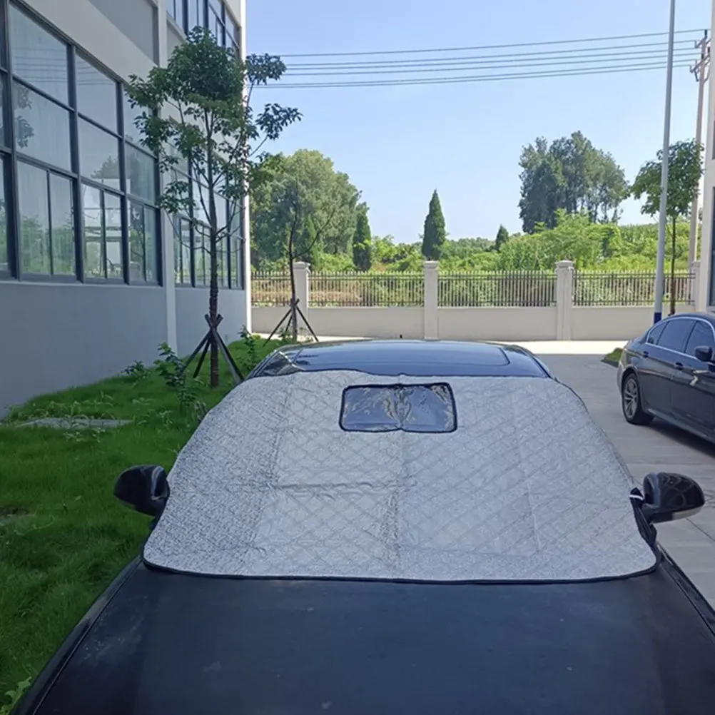 

Car Sun Block Protector Shade Anti Frost Cover Sunscreen Visor Heat Insulation Aluminum Foil Sedan SUV Truck RV Automotive