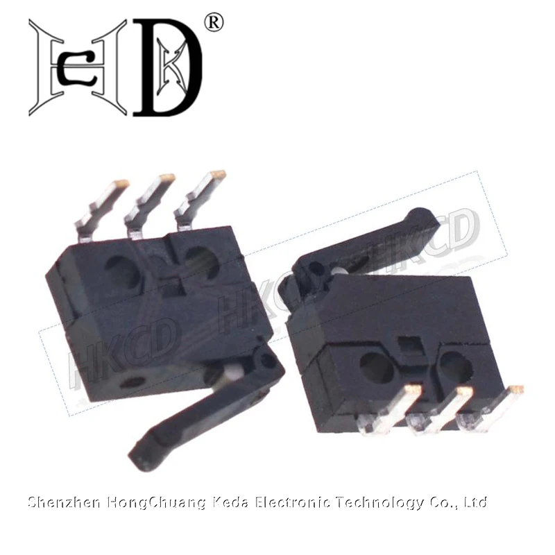 10Pcs Miniature Camera Switch Reset Detection Stroke Limit With Straight Bent Feet - Electronic Component