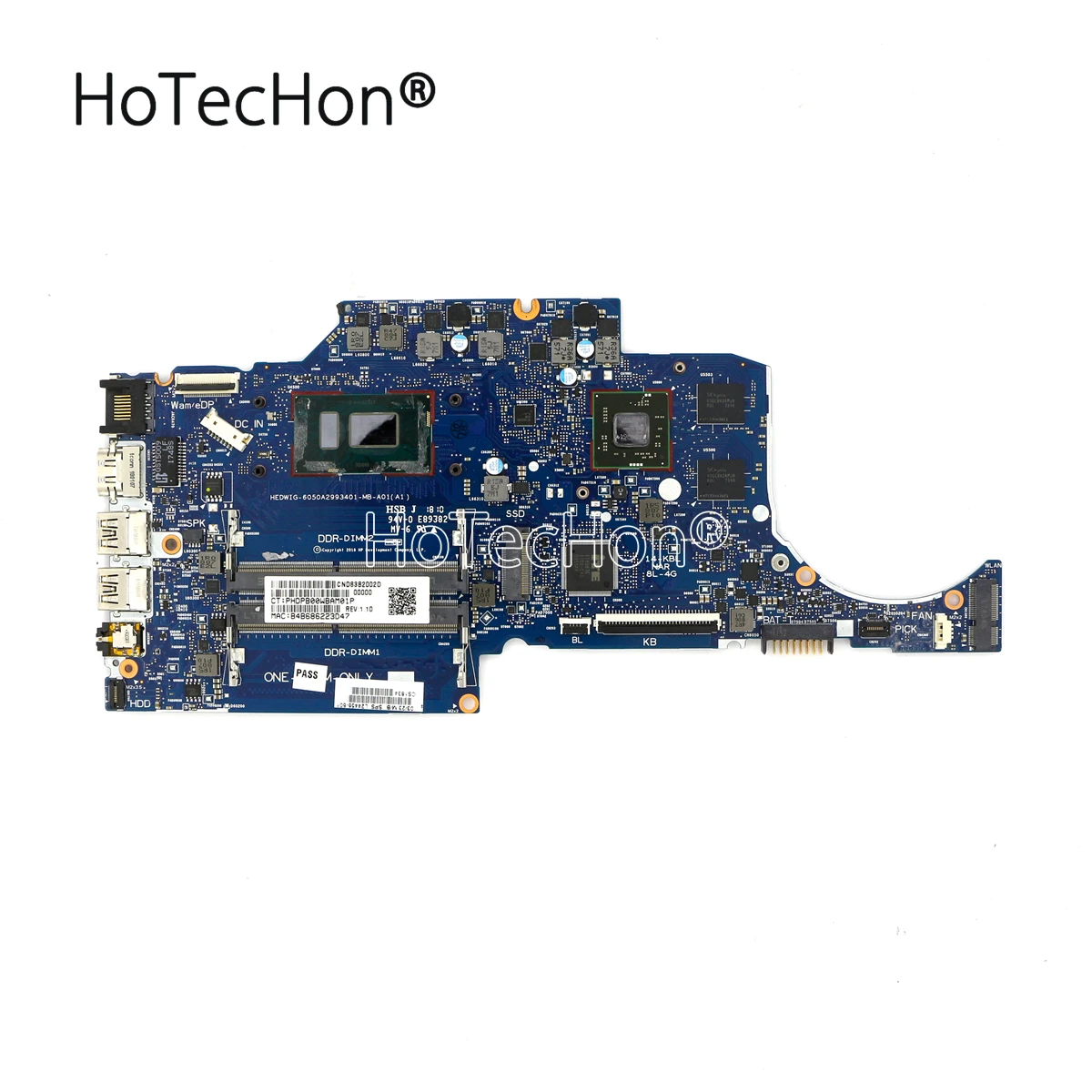 

L24456-601 Motherboard 6050A2993401 w/i7-8550U R7 m260 for HP 14S-CF