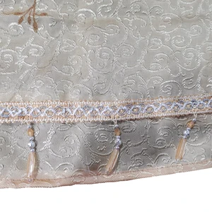 Flower Jacquard Tulle Window Curtain, Drape Lace, Voile Sheer Bordado, Quarto, Varanda, Living Room Decor, 100x250cm, 1Pc 12 principais vendas cortinas em renda - №12