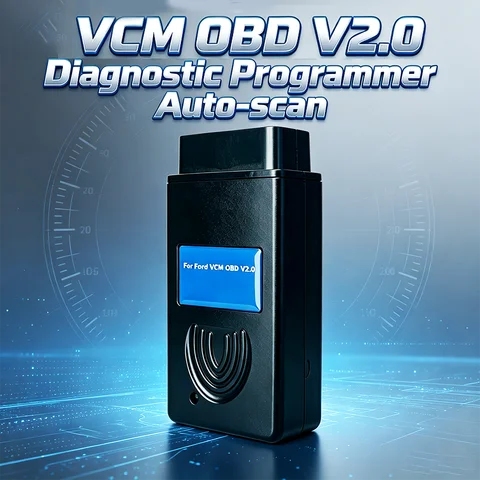 OBDOK Auto Diagnostic Scanner Key Programmer Read&Clear Fault Codes for Ford VCM IDS by K-Line CAN-BUS SAE for Ford VCM OBD V2.0