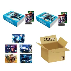 Wholesales Jujutsu Kaisen Collection Card Fantasy Sea Culture Stamp Comics Gold Metal Glue Q Version Trading Playing Games Cards