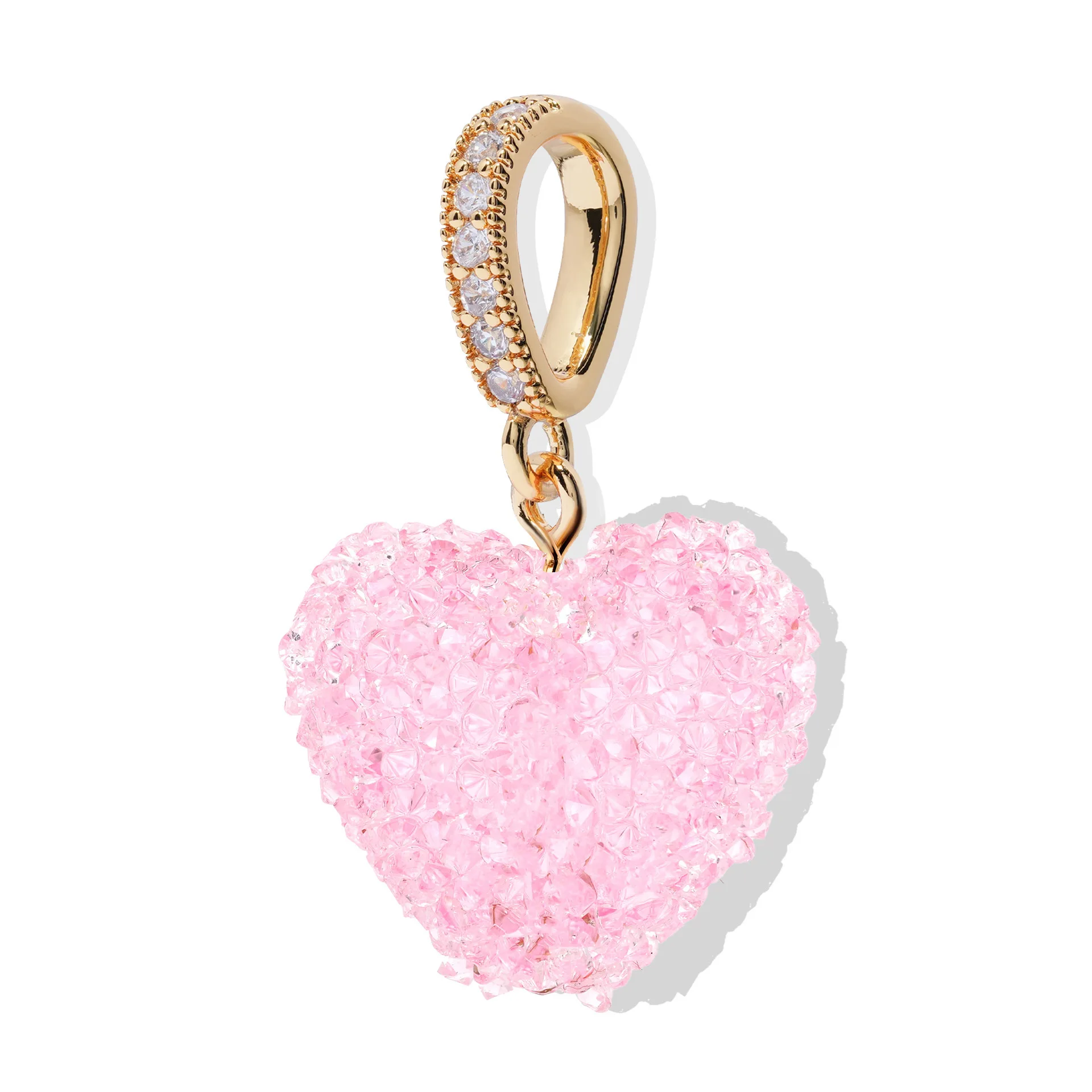 Colorful Jelly Heart Charms for Women Lovely Gummy Candy Pendants Necklace Making DIY Stacking Jewelry Gifts Fashion