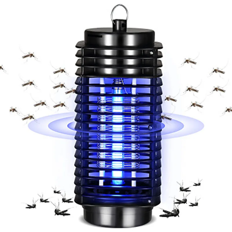 Bug Zapper для улицы — убийца комаров, ловушка для насекомых и мух, лампа с лампочкой для заднего двора, сада, патио, дома