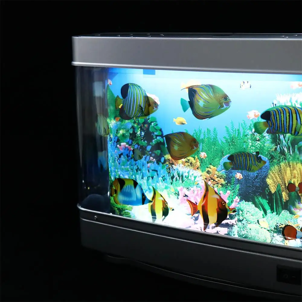 With Switch Simulation Ornamental Fish Lamp Virtual Ocean Dynamic Cute Artificial Fish Tank Lamp Waterproof Plastic