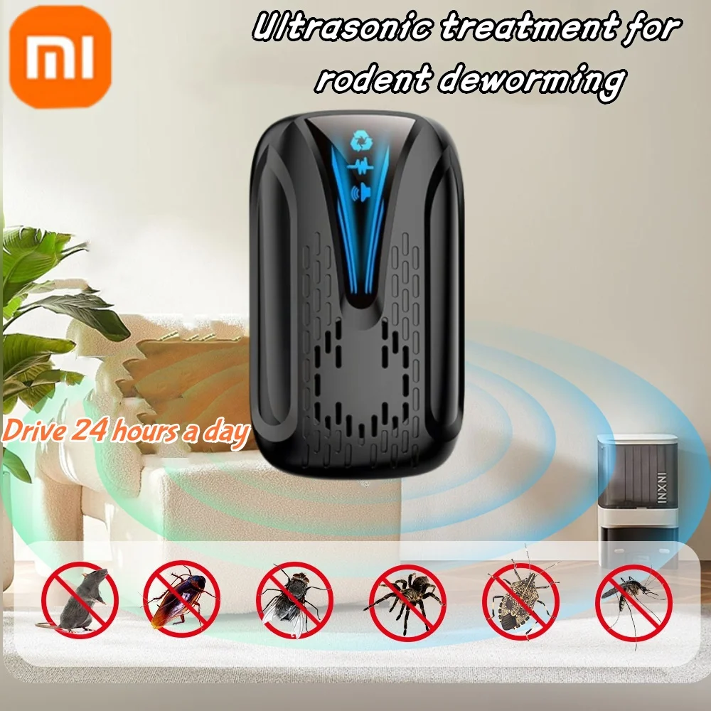 Ультразвуковой отпугиватель грызунов Xiaomi, борьба с вредителями, электронный репеллент от грызунов, насекомых, родинок, мышь, таракан, комаров