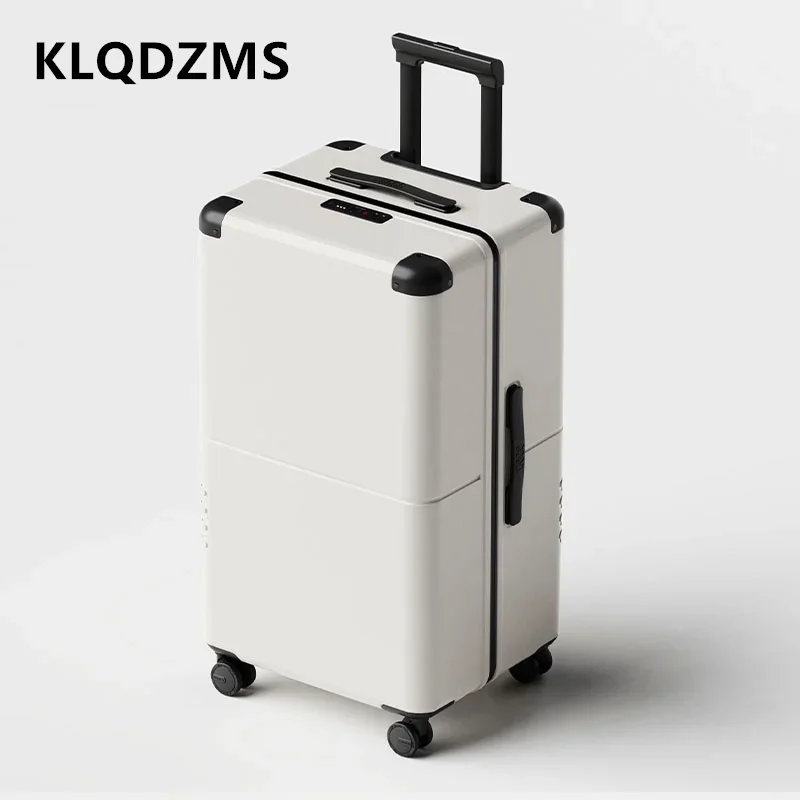 KLQDZMS 20 maleta de alta calidad, gran capacidad, 24 ", 28", caja de cartón PC, bolsa de viaje con ruedas, equipaje de cabina