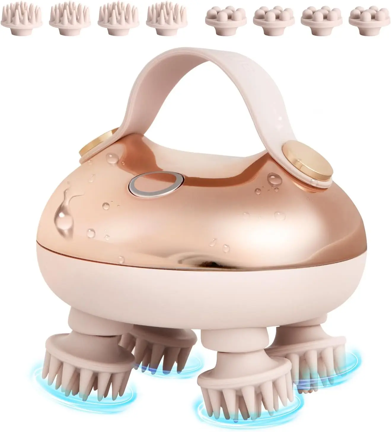 

Portable Rechargeable Scalp Massager with Waterproof Design, Ideal Gift for Relaxation and Stress Relief