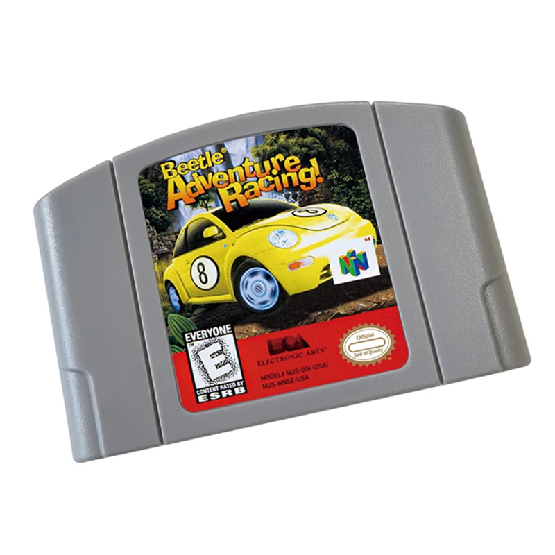 Игровой картридж для N64 Beetle Adventure Racing, игровой картридж высокого разрешения, совместимый с воспоминаниями детства