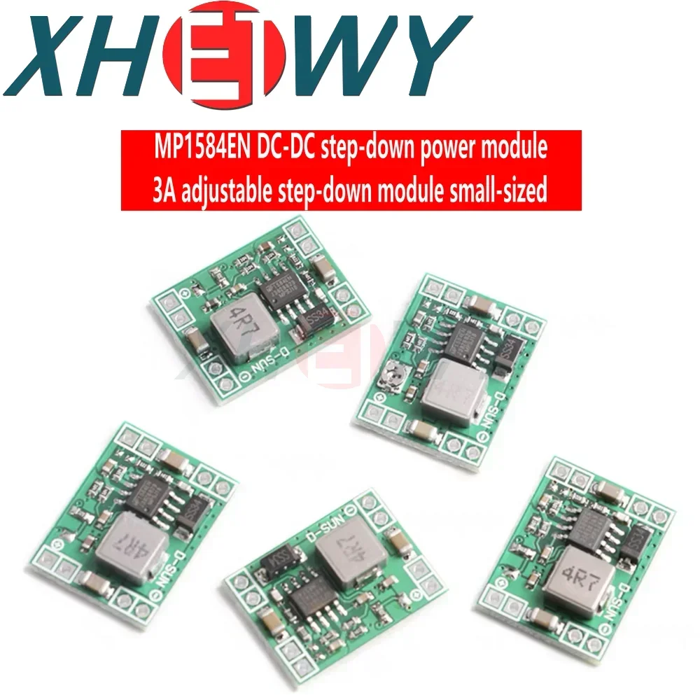 5PCS MP1584EN DC-DC step-down power supply 3A adjustable step-down module over LM2596 small-sized