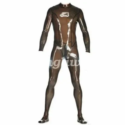 Latexanzug Gummi Catsuit Rubber Coffee Suit Tights handmade Anzug Overall Kostüm