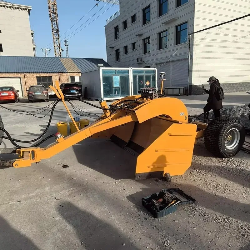 Durable Land Leveling Laser Grader and Scraper Set, High‑Capacity Frame with Maintenance‑Free Bearings for Maximum Germination