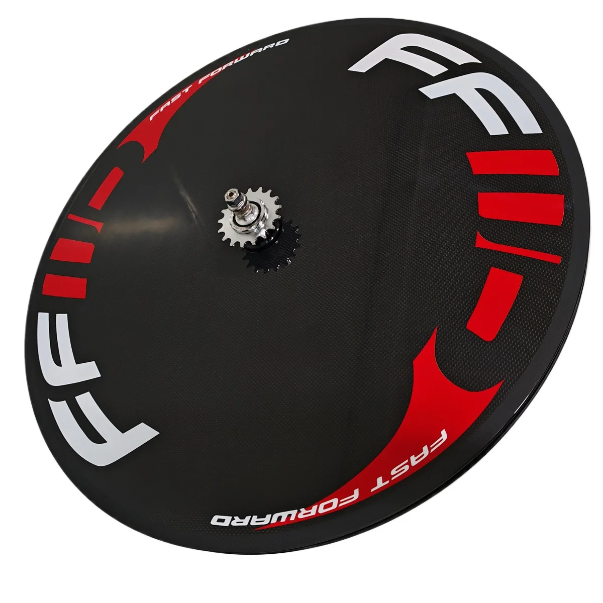 

700C 23/25/28mm Width Carbon Fiber TT Bicycle Disc Wheel Road/Track/Fixed Gear Bike Wheelset Center Lock Rim Brake