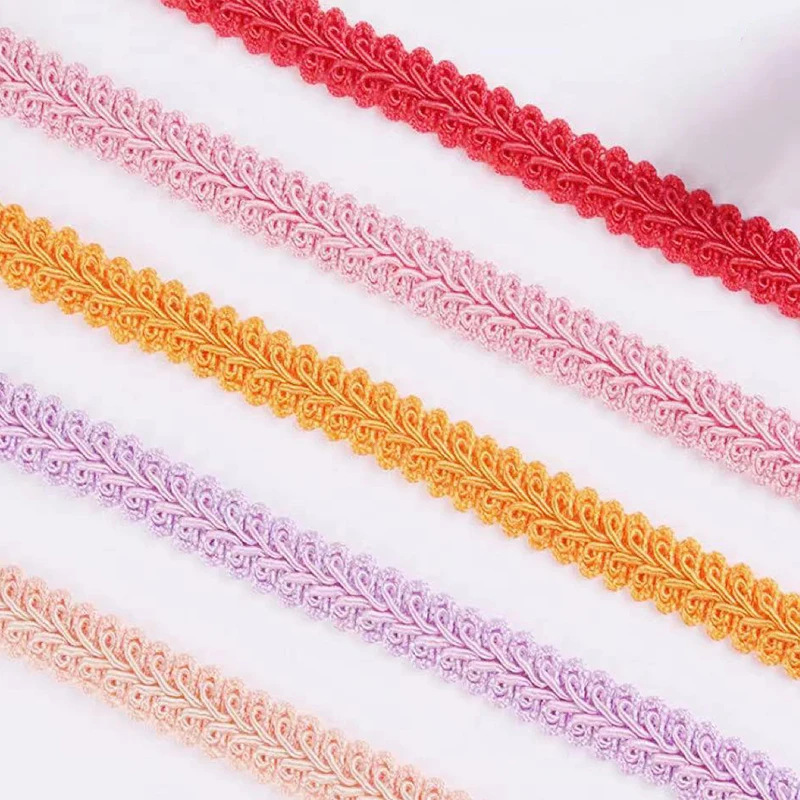 40 Yards Braided Lace Wedding Decoration Fabric Curve Lace Trim Ribbon DIY Craft Sewing Accessories Centipede Lace Wholesale