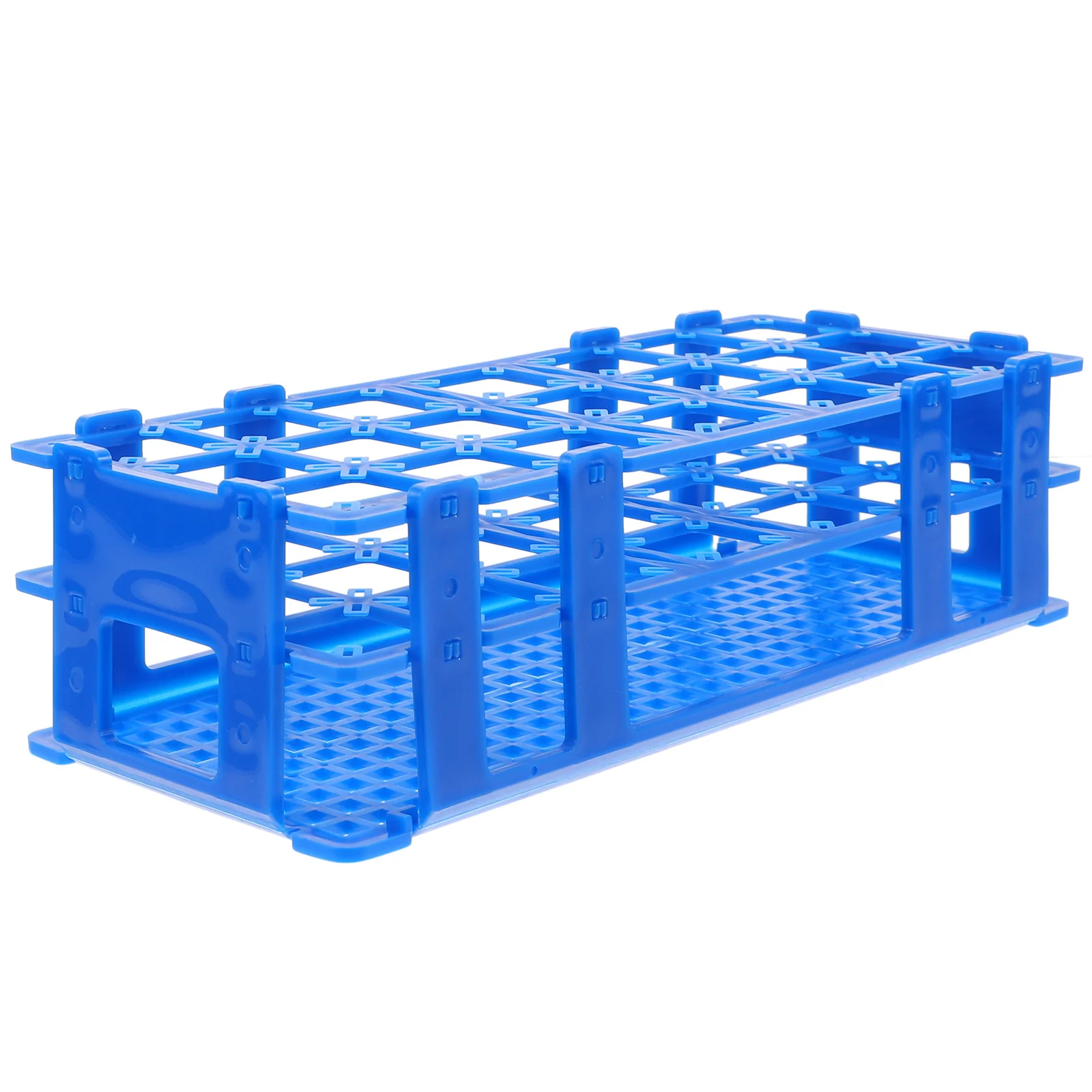 

Tube Rack Reusable Detachable Lab Testing Tube Storage Organizer Plastic Holder For Laboratory Sample Tubes
