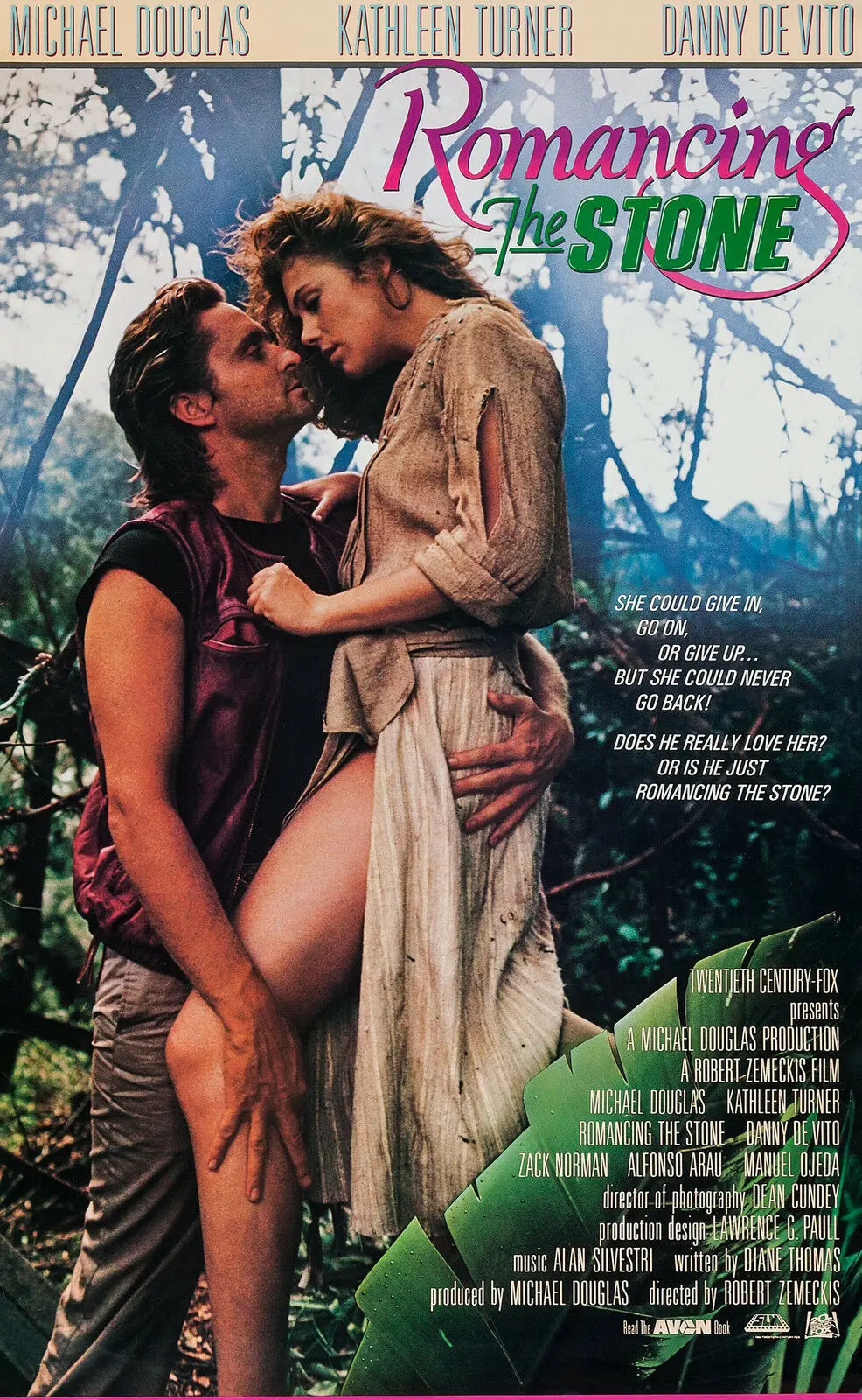 

ROMANCING THE STONE Movie Art Film Print Silk Poster Home Wall Decor 24x36inch