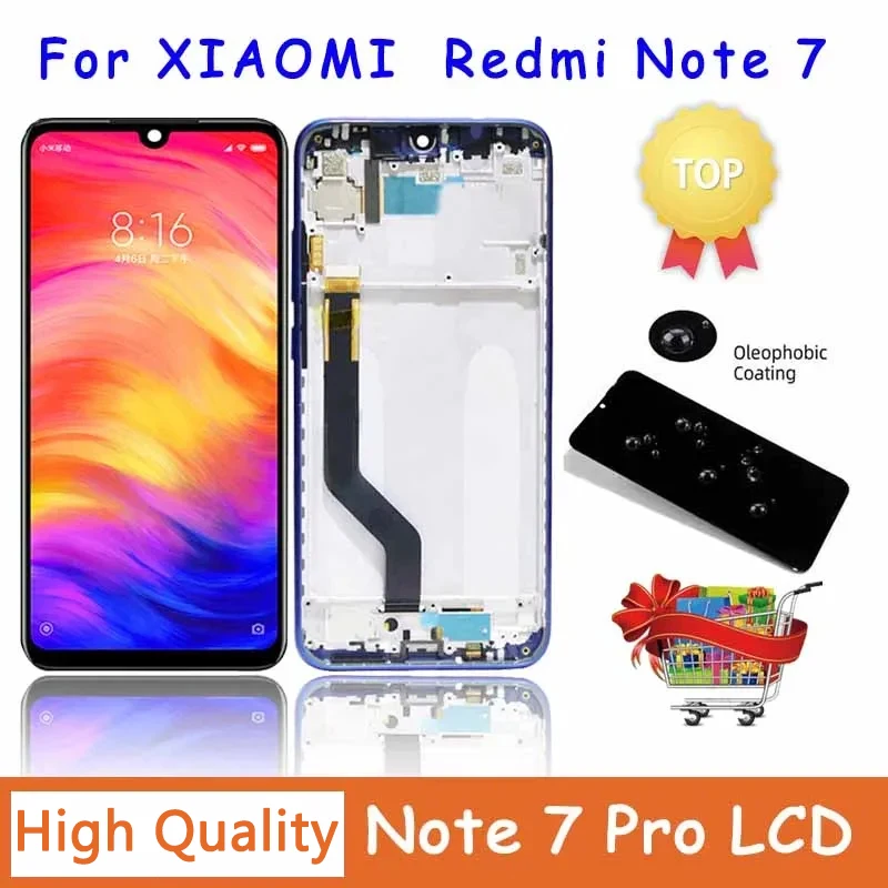 

Original For Xiaomi Redmi Note 7/ Note 7 Pro LCD M1901F7H M1901F7G Display Screen Touch Digitizer Assembly Note7 /Note7Pro LCD