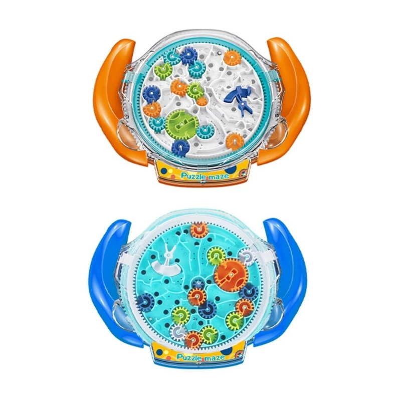 Handheld Bead Maze Gear Puzzle Educational Hand Exercise Marble Bead Game Kids Party Favor Set Pocket Toy