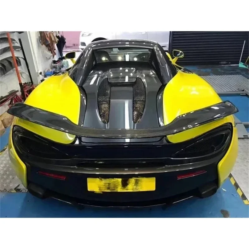 Real Carbon Fiber Rear Trunk Top Spoiler Racing Wing for McLaren 540C 570S 570GT NC Style Spoiler 5