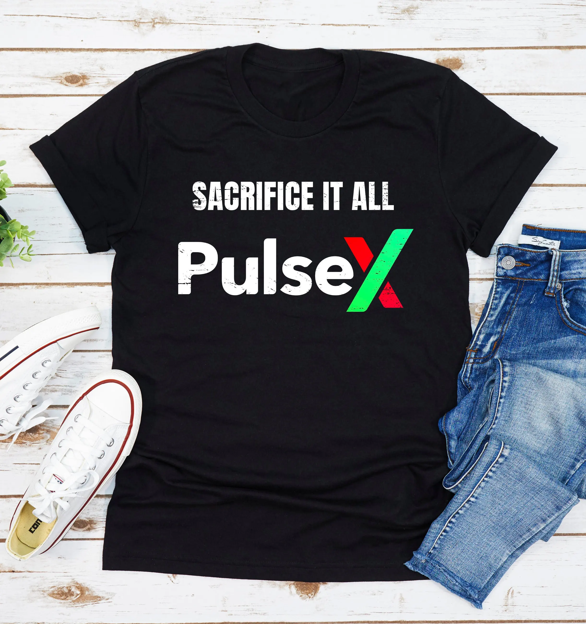 Pulsex Crypto Sacrifice It All T Shirt Plsx Coin I Sacrificed Token