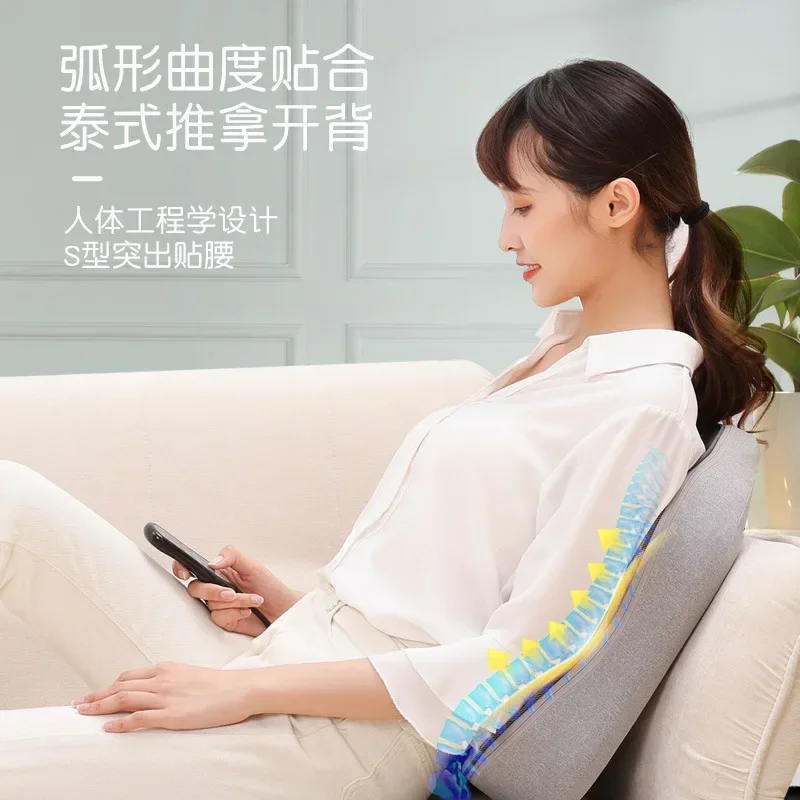 

HOT SALE Electric Household Full Body Massage Cushion Neck Waist Back Kneading Open Back Lumbar Massager
