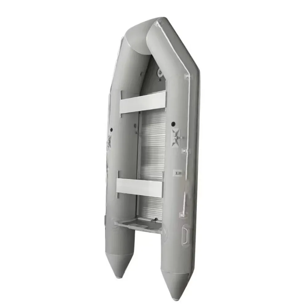 صديقة للبيئة البلاستيكية قارب قابل للنفخ التحكم في الفيضانات سميكة سبائك الألومنيوم أسفل 3-12 شخص سعة قارب نجاة قابل للنفخ وقوارب الكاياك #4