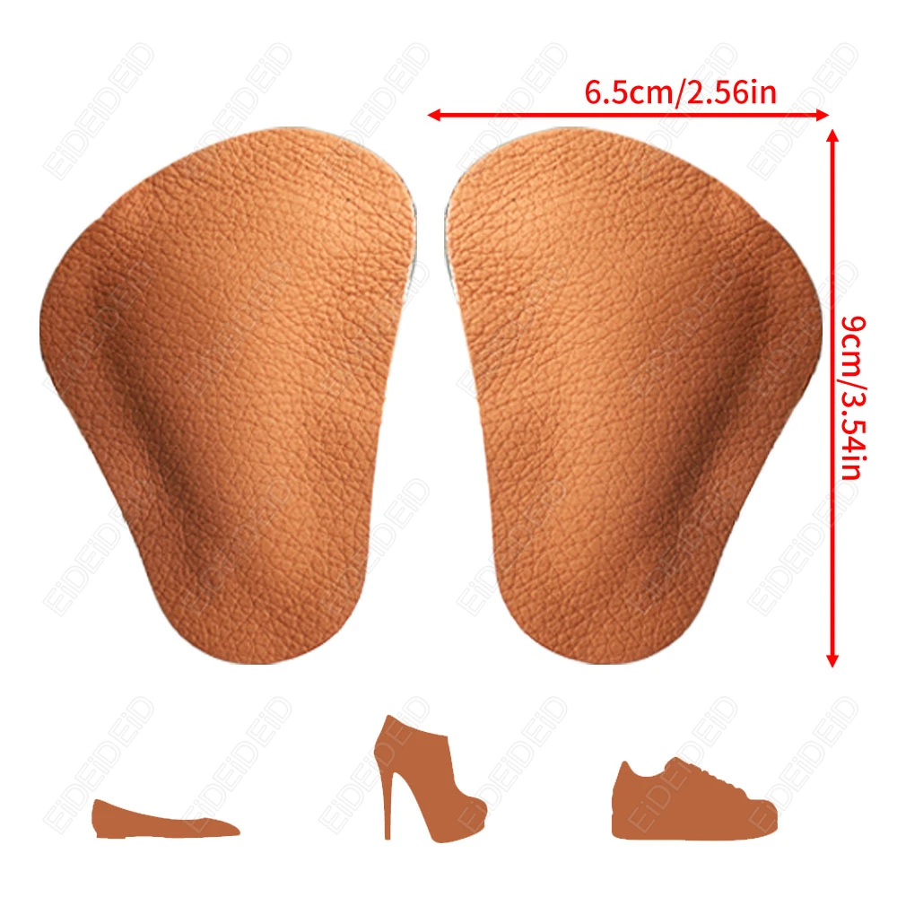 2/4 PCS Forefoot Cushions from Rubbing Reusable Arch Insole For Men's And women's Inversion Relieve Foot Pain and Improve EID