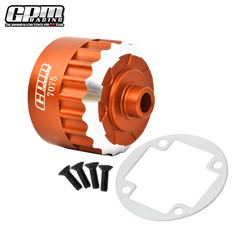 LOSI 1/6 Super Baja Rey v1 v2용 GPM 7075 합금 전면 센터 리어 디프 하우징