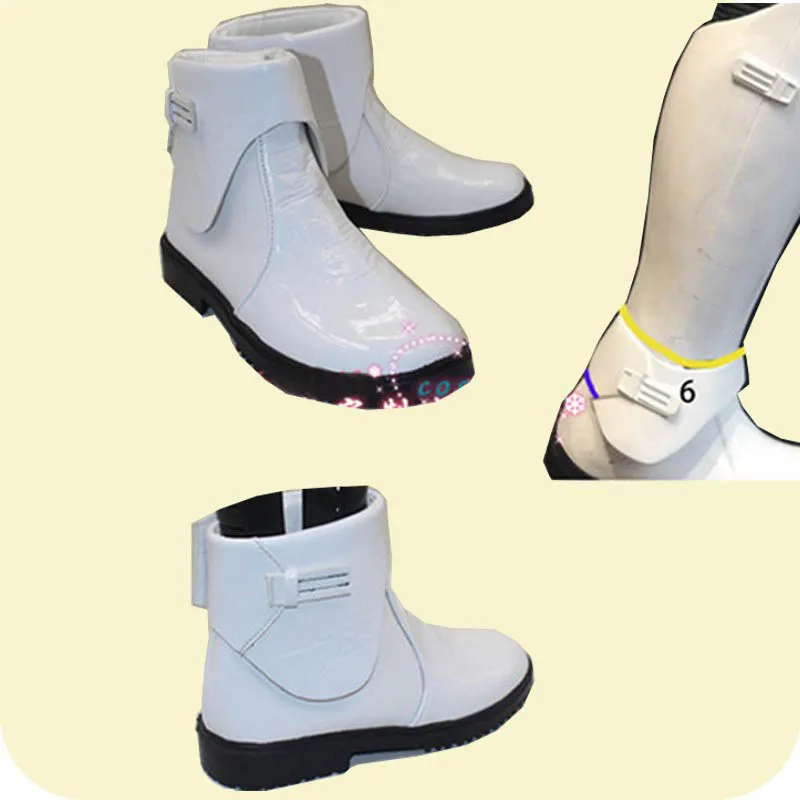 

First Order Stormtrooper Cosplay Shoes Boots White - The Force Awakens Costume Shoes