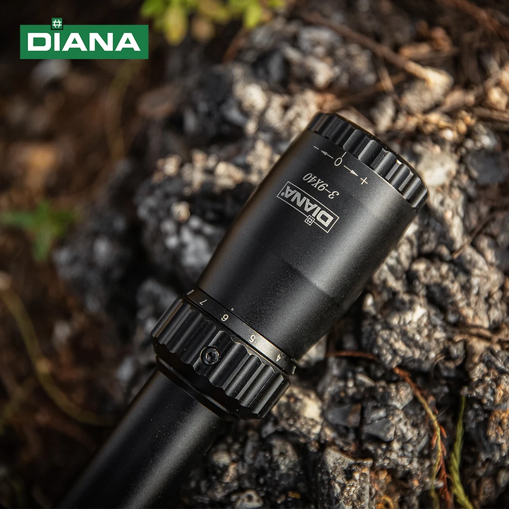 DIANA 3-9x40  Scope  Crosshair Reticle  Internal Adjustment Optical Sight