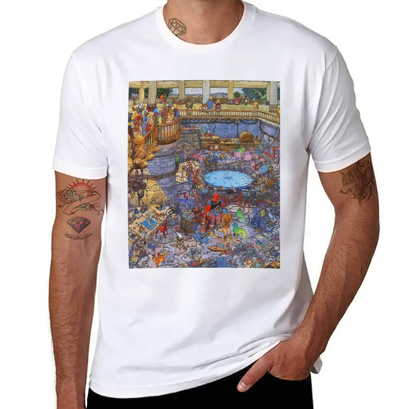 New jean giraud - moebius T-Shirt Anime t-shirt quick drying shirt graphic t shirts T-shirt for a boy mens t shirt graphic