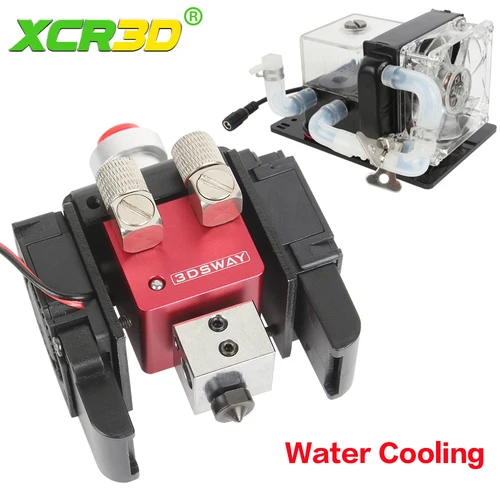 XCR3D-accesorios para impresora 3d BP6 Hydro Cooling Hotend, Kit de refrigeración por agua de Metal, Direct j-head HotEnd Bowden, alta temperatura, baja temperatura