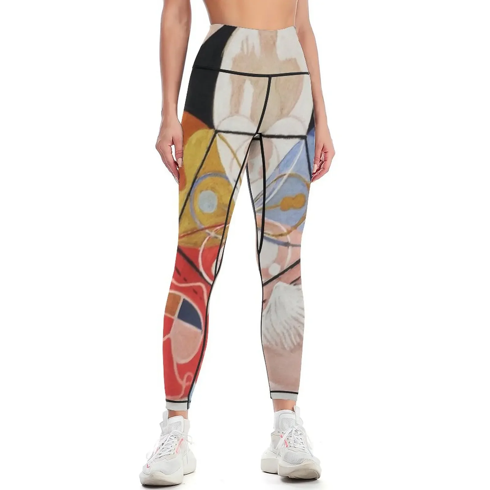 

HD Circle, by Hilma af Klint 1907 HIGH DEFINITION Leggings Sweatpants Fitness's gym clothes sporty woman gym Womens Leggings