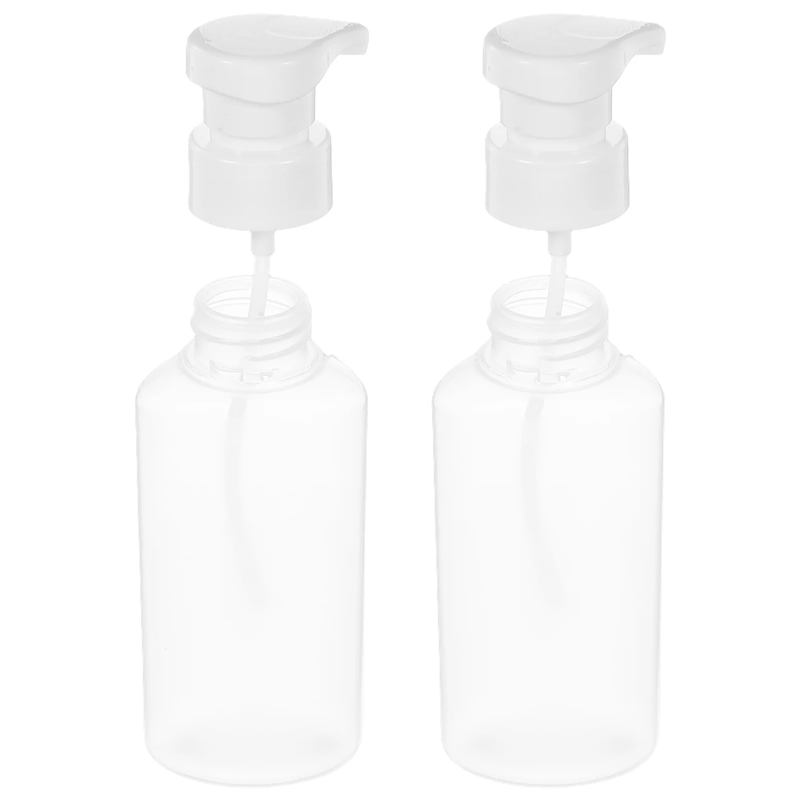 

2pcs Portable Foaming Bottle Set Lightweight Reusable Travel Dispenser For Shampoo Facial Cleanser Shower Gel Empty