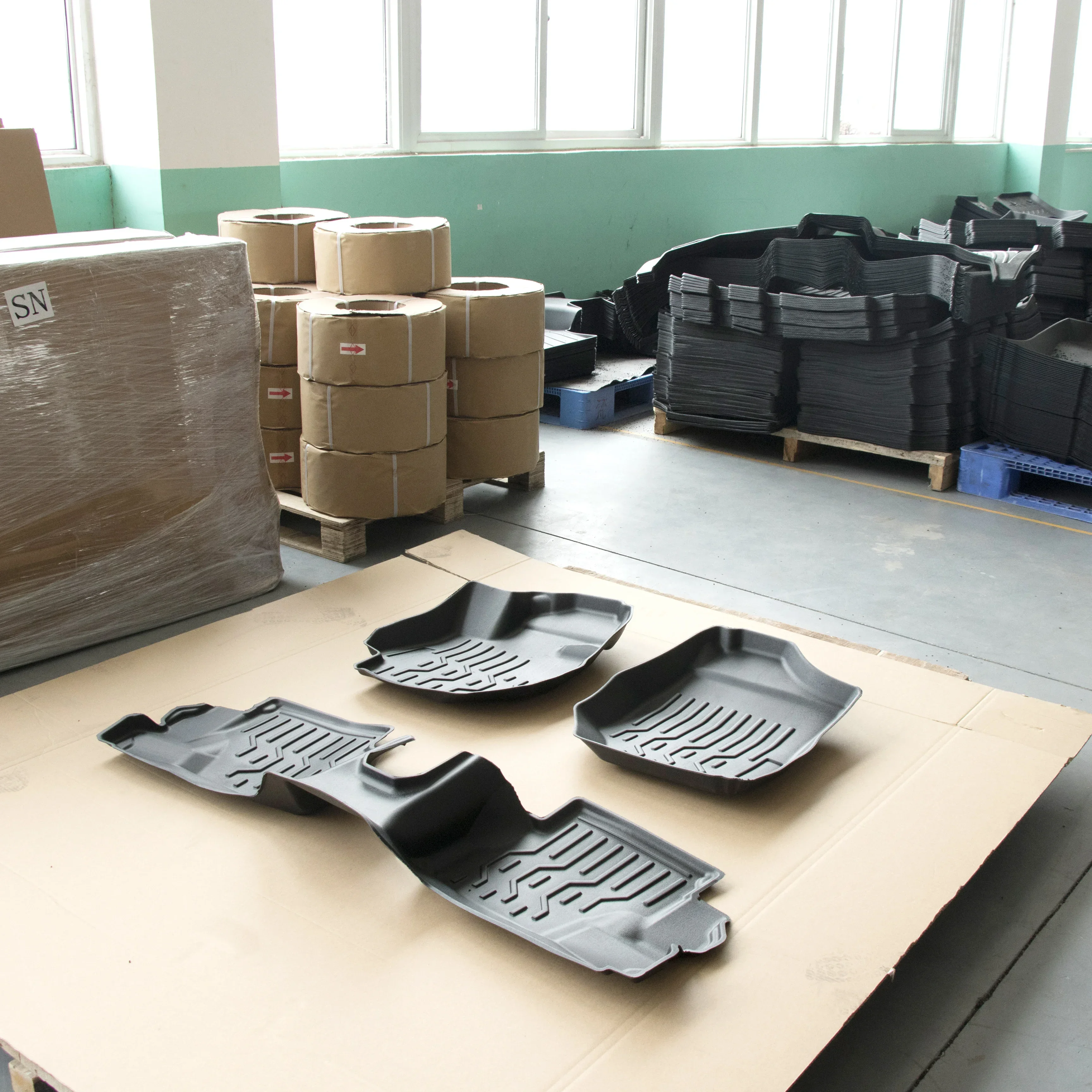 

Изготовленная на заказ модель автомобиля 2024, новый дизайн, резиновый напольный коврик 3D TPE/TPV