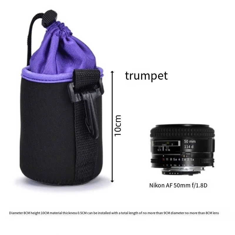 Addfledge Digital Camera Lens Bag, Multi-Purpose Writing Foldable Lens Cover, Slr Lens Cover, Monocular Telescope Storage Bag