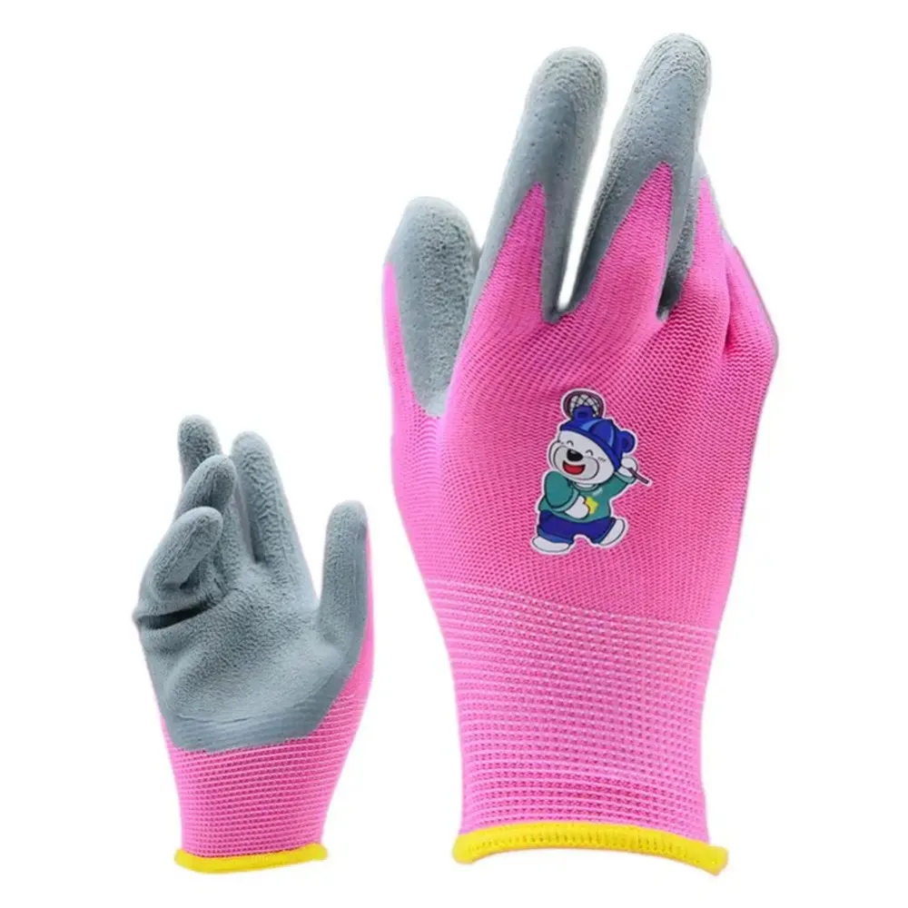 

Портативные садовые перчатки из полиэстера и латекса, водонепроницаемые, защитные, для работы в саду, нескользящие, садовые принадлежности