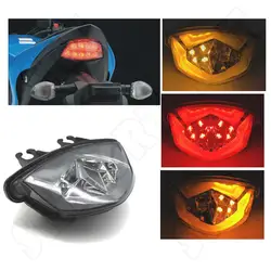 For Suzuki GSXS 1000 1000F GSX-S 1000Z GSX-S1000 2015-2020 Motorcycle LED Taillight Rear Brake Turn Signal Integrated Tail Light