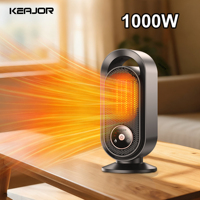 Electric Heater 1000W Portable Fan Heater Mini Desktop Hot Air Blower Home Bedroom Office Fast Heating Warmer Fan Space Heater