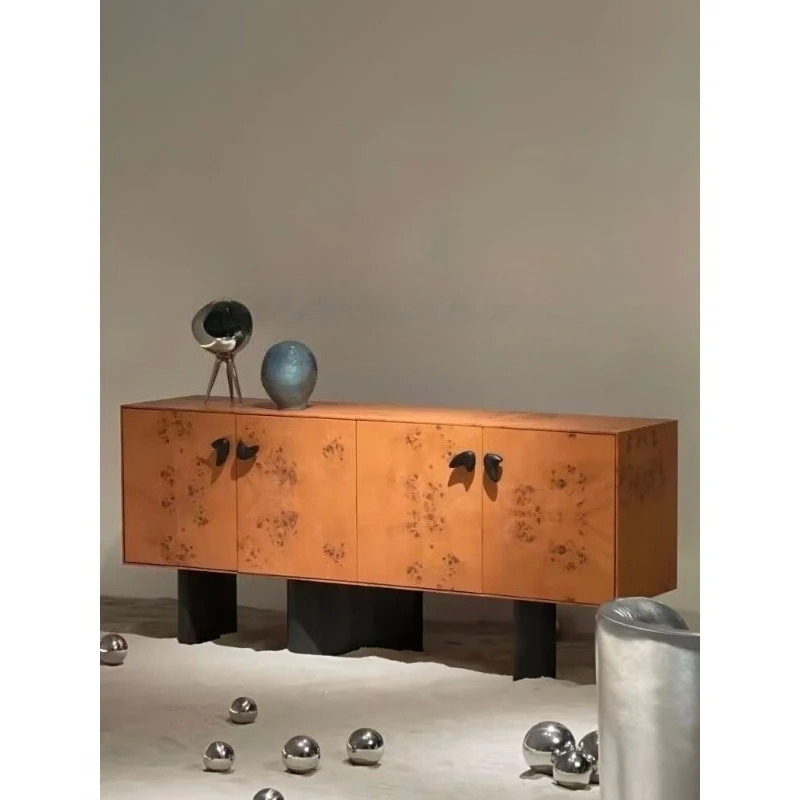 

Geometric solid wood TV cabinet medieval tree tumor sticker skin simple living room locker dining side cabinet floor cabinet