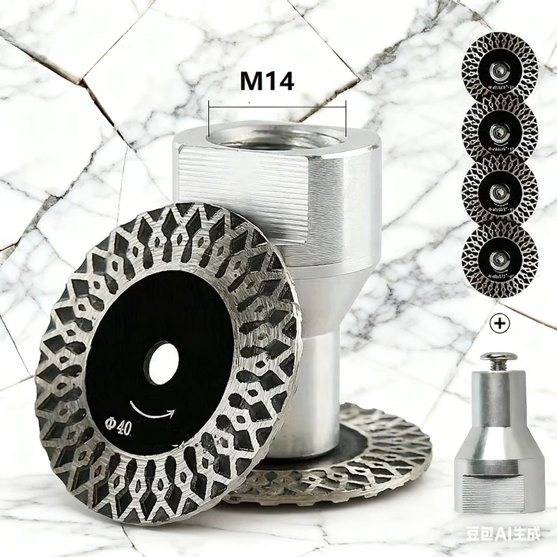 Mini tarcza diamentowa M14 do cięcia, precyzyjna do granitu, piaskowca, betonu, rzeźbienia liter, szlifowania