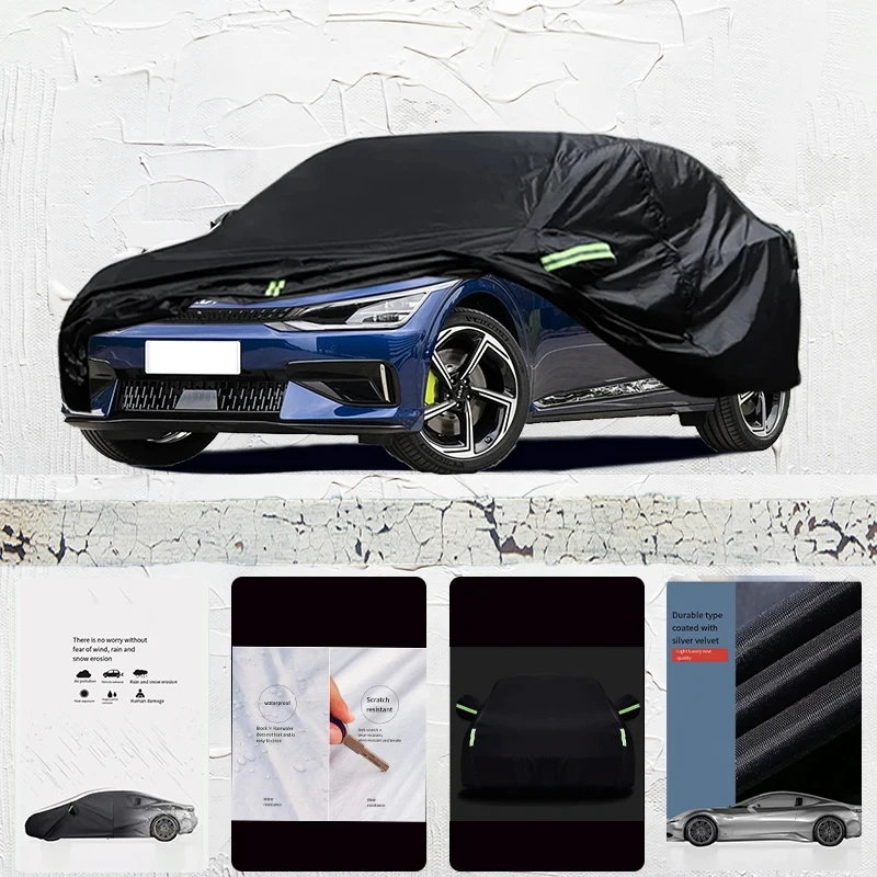 For Kia-EV6 Auto Anti snow Anti dust Anti-uv Anti peeling paint And Anti Rainwater 210t car cover Car cover protection