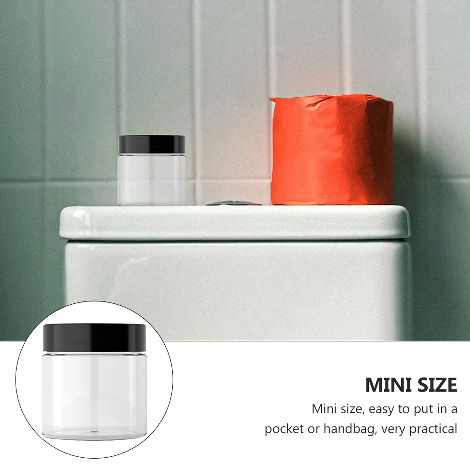 2 قطعة حاوية محمولة صندوق سفر خفيف الوزن مانع للتسرب لتخزين كريم الوجه وكريم العين من البلاستيك القابل لإعادة الملء #3