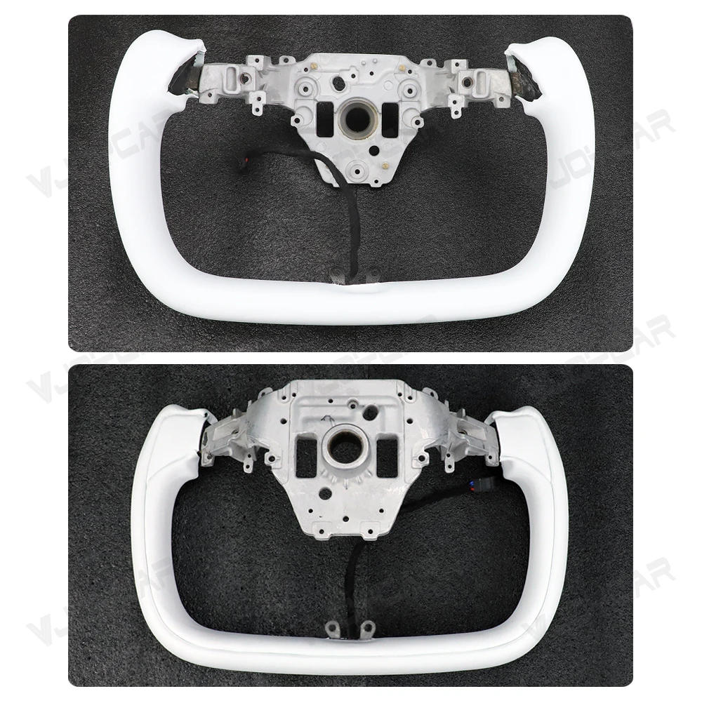 Modell YL Yoke-Lenkrad für Neues Model Y Juniper Beheizbares Yoke-Lenkrad für Tesla Personalisiertes Renn-Lederlenkrad Maßgefertigter Zubehörteil – Detail 26